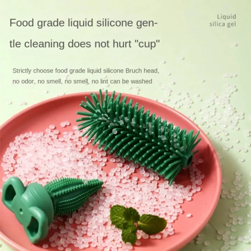 Набор щеток для чистки бутылочек SF000004G, 3 шт, зеленый