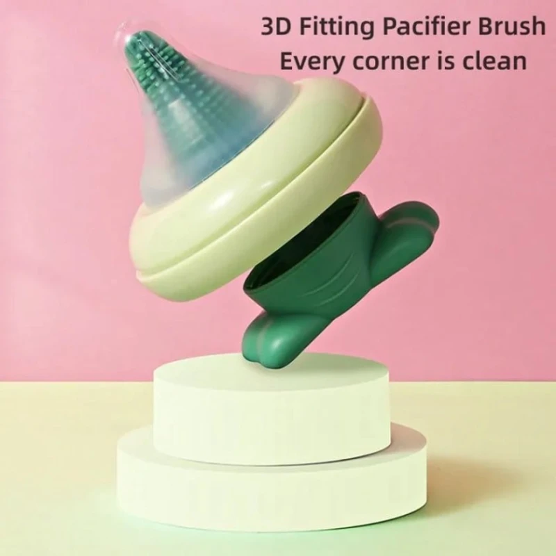 Набор щеток для чистки бутылочек SF000004G, 3 шт, зеленый