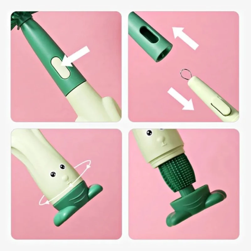 Набор щеток для чистки бутылочек SF000004G, 3 шт, зеленый