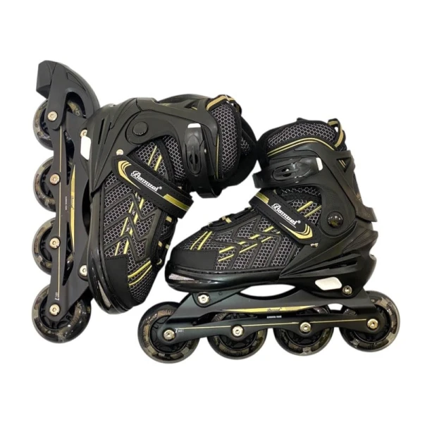 Roliklər uşaqlar üçün M6741, qara/qızılı, ölçü M (35-38)