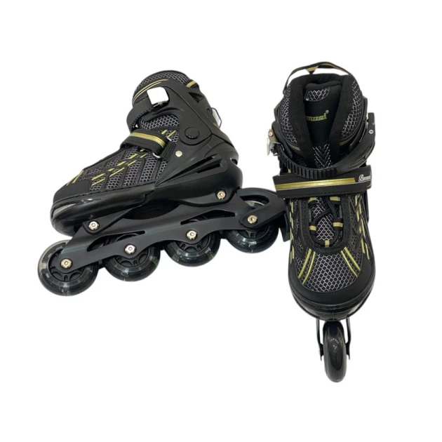 Roliklər uşaqlar üçün M6741, qara/qızılı, ölçü M (35-38)