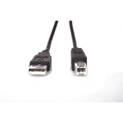 Кабель VCom USB 2.0 CU201-B-3.0, 3 м, для принтера/сканера, черный