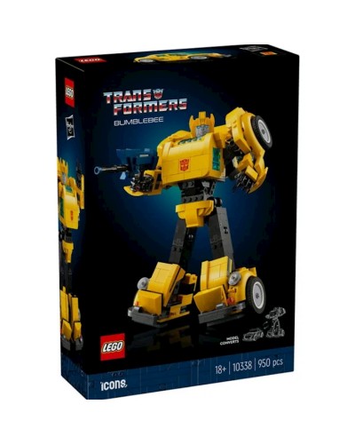 Konstruktor LEGO Icons Transformers Bumblebee 10338, 18+ yaş, 950 hissə