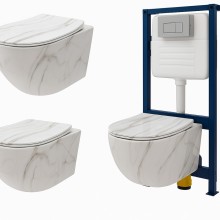 Unitaz komplekt Caesar Asma 1190 D / İnstalyasiya Dəsti