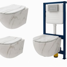 Unitaz komplekt Caesar Asma 1190 D / İnstalyasiya Dəsti