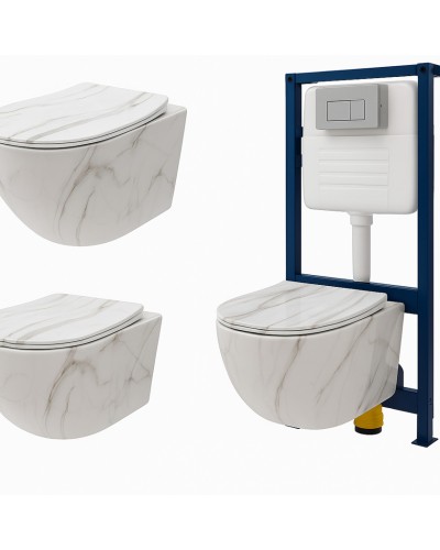 Unitaz komplekt Caesar Asma 1190 D / İnstalyasiya Dəsti