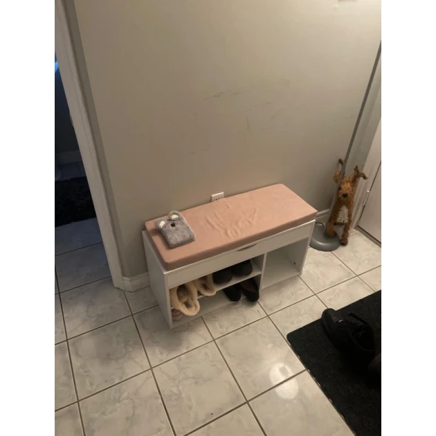 Tumba ayaqqqabı üçün Art Mebel, LDSP/parça, ağ, 35x60x100 sm Tumba ayaqqqabı üçün Art Mebel, LDSP/parça, ağ, 35x60x100 sm