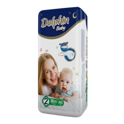 Подгузники Dolphin Mini 3-6 кг 40 шт