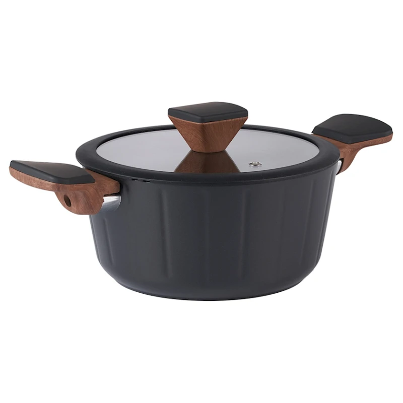 Кастрюля Werner Vertical, 20 см, 2.65 л, алюминий, черная Кастрюля Werner Vertical, 20 см, 2.65 л, алюминий, черная