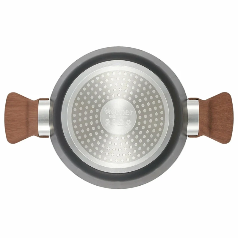 Кастрюля Werner Vertical, 20 см, 2.65 л, алюминий, черная Кастрюля Werner Vertical, 20 см, 2.65 л, алюминий, черная