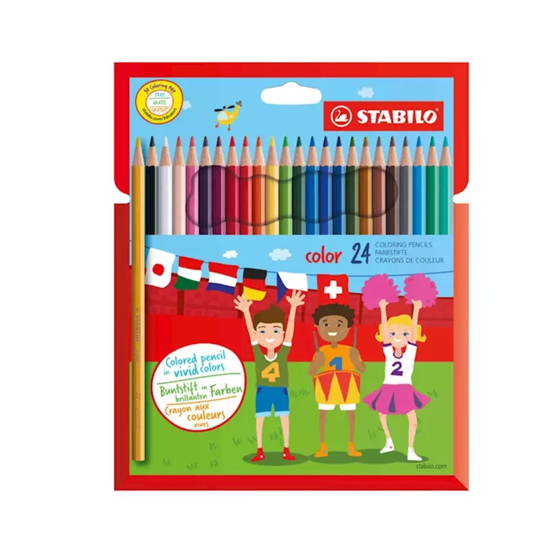Набор карандашей Stabilo 1924/77-11 Colors In Cardboard, 24 шт