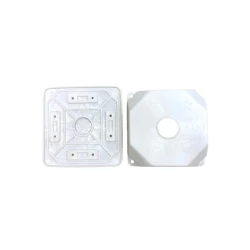 Montaj qutusu PE_0002, ağ, 11х11 sm Montaj qutusu PE_0002, ağ, 11х11 sm