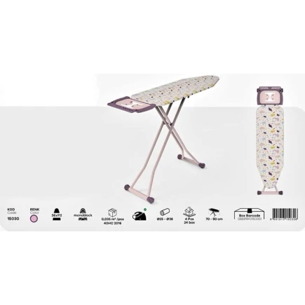 Гладильная доска Perilla Silvia, 112x36 см, разноцветная