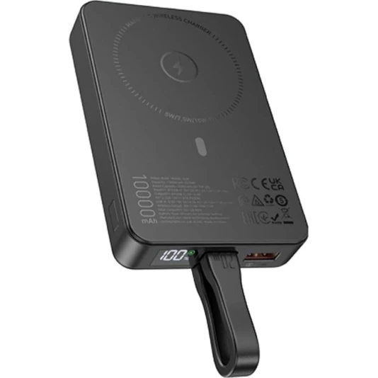 Внешний аккумулятор Hoco Q24 Elegant 10000mAh Black Внешний аккумулятор Hoco Q24 Elegant 10000mAh Black