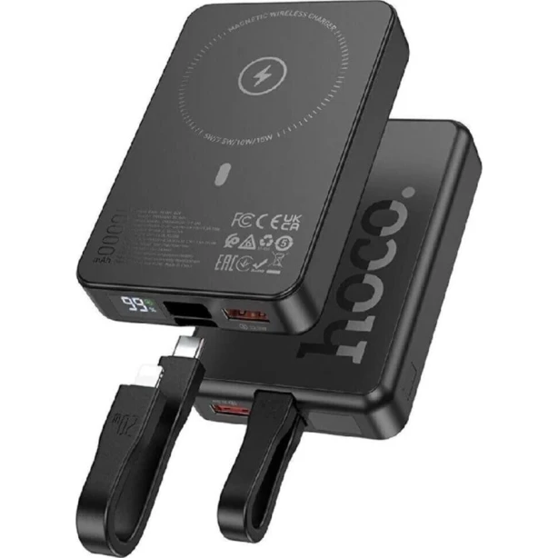 Внешний аккумулятор Hoco Q24 Elegant 10000mAh Black Внешний аккумулятор Hoco Q24 Elegant 10000mAh Black