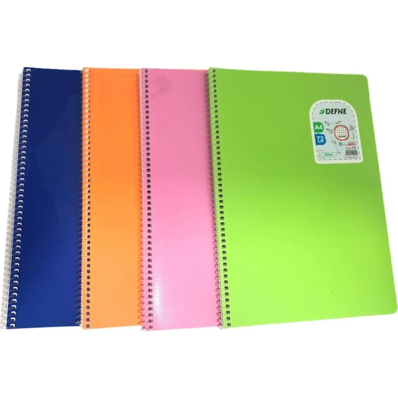 Блокнот Defne A4, 60 листов, на спирали, товар в ассортименте. Блокнот Defne A4, 60 листов, на спирали, товар в ассортименте.