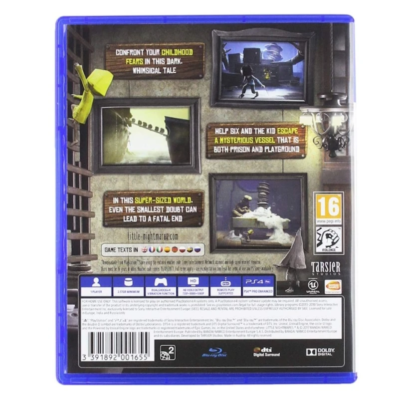 Игра Little Nightmares Complete Edition PS4 English (3391892001655) Игра Little Nightmares Complete Edition PS4 English (3391892001655)