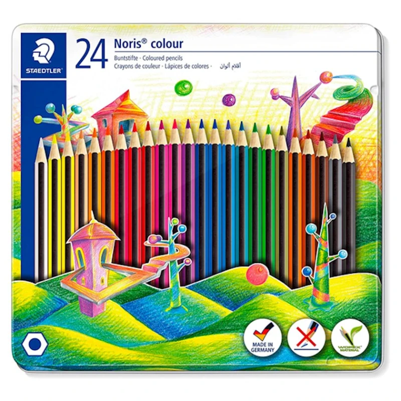 Набор цветных карандашей Staedtler Noris Colour, 24 цвета