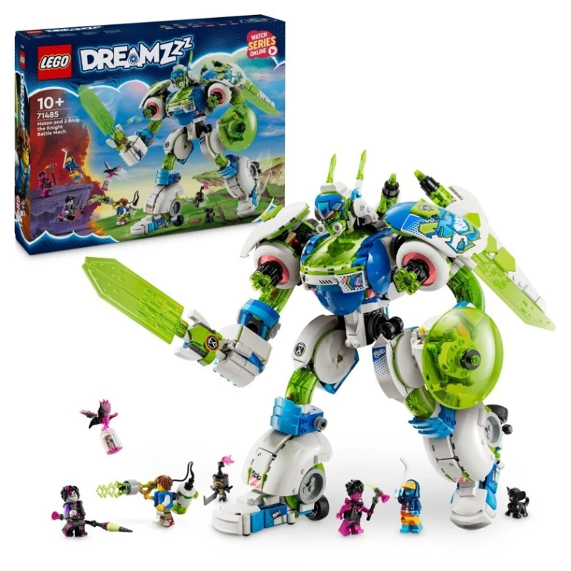 Конструктор LEGO Dreamzzz Mateo and Z-Blob the Knight Battle Mech 71485, 1333 детали, от 10 лет