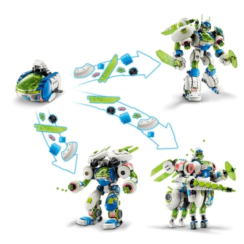 Конструктор LEGO Dreamzzz Mateo and Z-Blob the Knight Battle Mech 71485, 1333 детали, от 10 лет