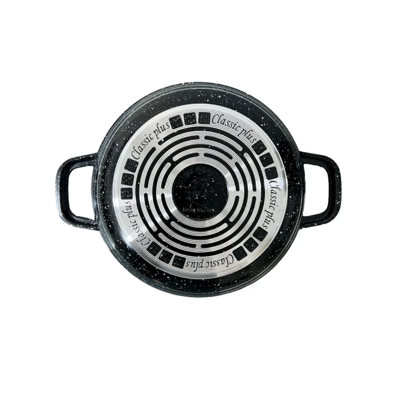 Набор посуды для готовки W.K ZGH_00512, гранит, черный, 10 предметов Набор посуды для готовки W.K ZGH_00512, гранит, черный, 10 предметов