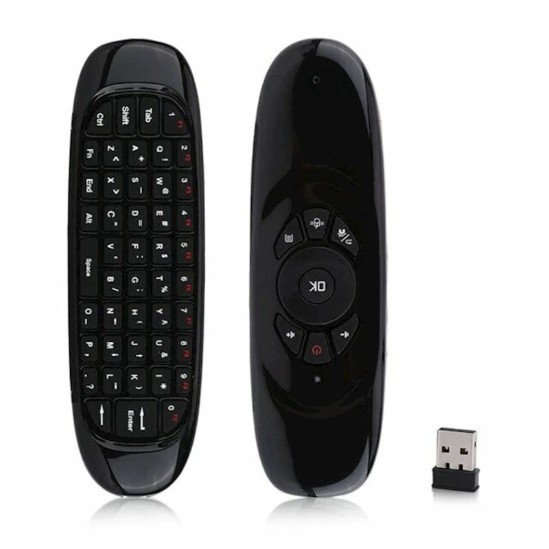 Пульт Air Mouse 2.4G Mini Rechargeable Wireless Keyboard C120 Пульт Air Mouse 2.4G Mini Rechargeable Wireless Keyboard C120