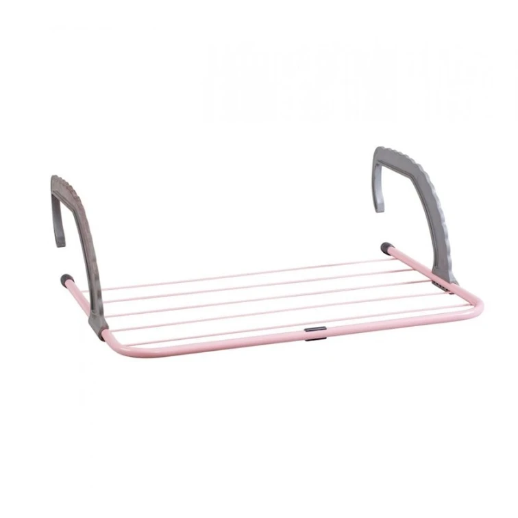 Сушилка для белья Perilla Petek, алюминий, серая/розовая, 3.5 м Сушилка для белья Perilla Petek, алюминий, серая/розовая, 3.5 м