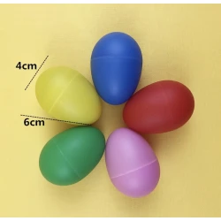 Пластиковые маракасы. Здоровый набор яиц. В набор входит 5 яиц 5 разных цветов.