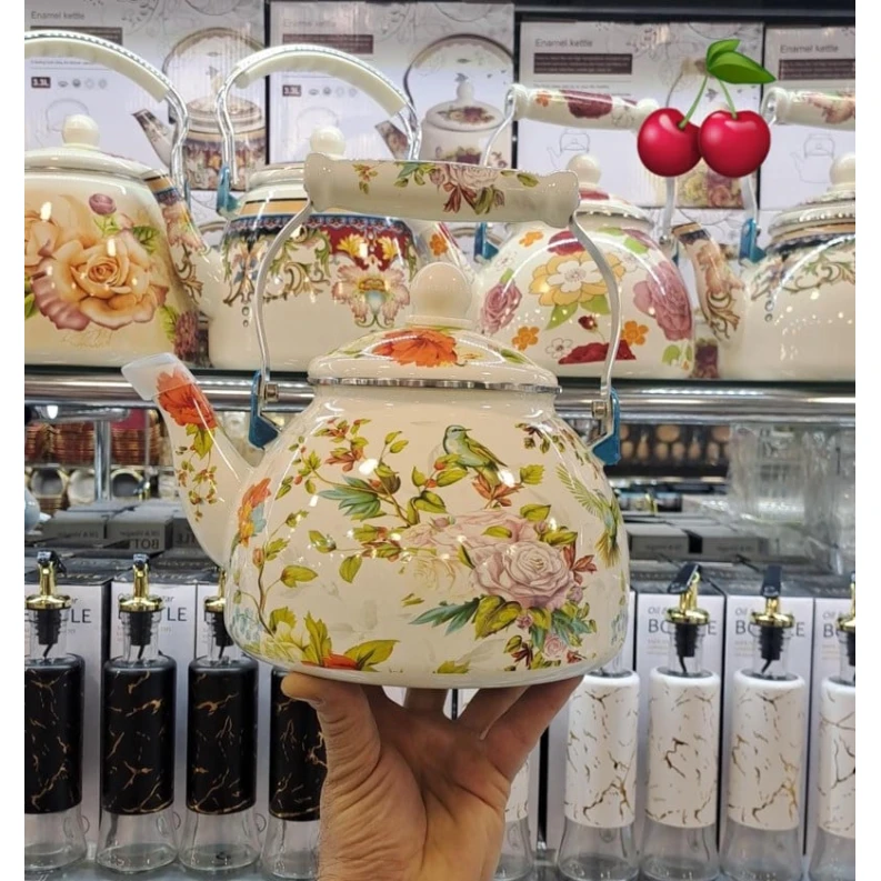 Çaydan Chaynikov SF-834, mina, ağ, 2.8 l Çaydan Chaynikov SF-834, mina, ağ, 2.8 l