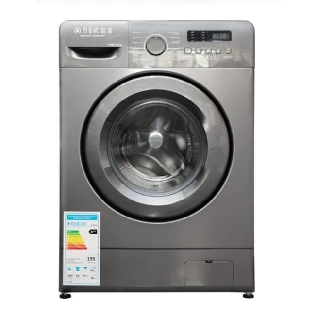 Стиральная машина Quicks-6560 8 кг с дисплеем Металлик Стиральная машина Quicks-6560 8 кг с дисплеем Металлик