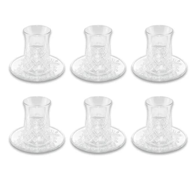 Набор чайный Pasabahce Timeless 96991, прозрачный, 12 предметов