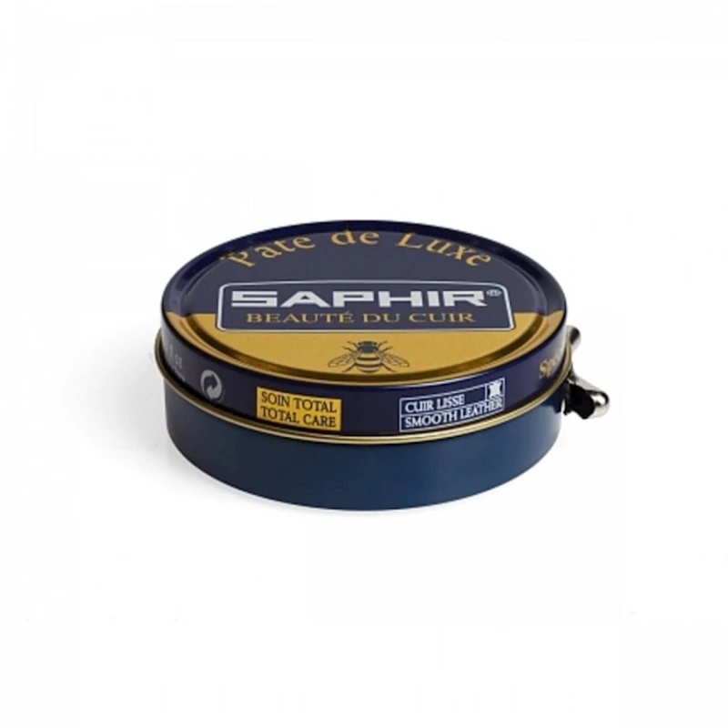 Krem Saphir Pate De Luxe 06 Navy Blue hamar dərili ayaqqabılar üçün, tünd göy, 50 ml