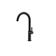Qarışdırıcı kran Teka Oval 915 1-qollu, qara