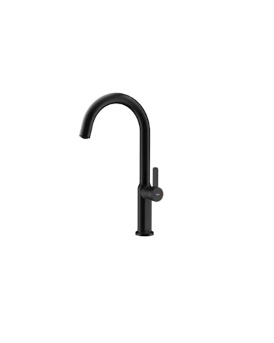 Qarışdırıcı kran Teka Oval 915 1-qollu, qara