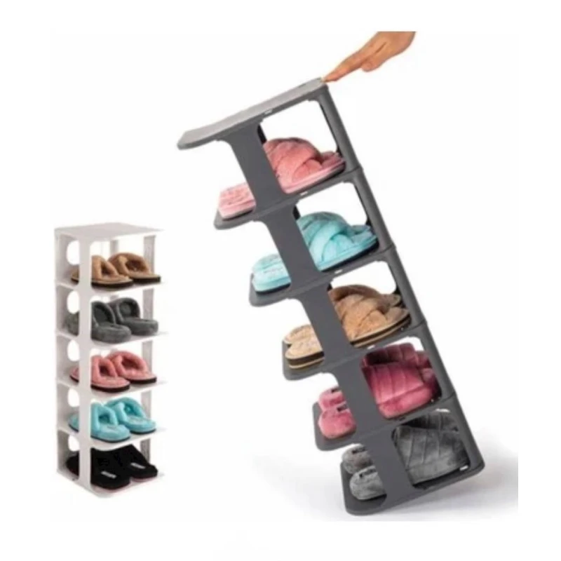 Подставка для обуви PA-1010226, полипропилен, серая