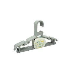 Набор вешалок для детей 7777820, пластик, серый, 30 см, 6 шт Набор вешалок для детей 7777820, пластик, серый, 30 см, 6 шт