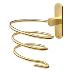 Держатель для фена, золотистый