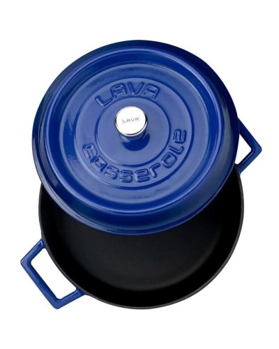 Böyük tava Lava Multi-Purpose, çuqun, göy, 24 sm