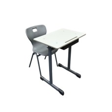 Məktəbli masası və oturacaq Parta 64x47x75, laminat, oturacaq plastik, qələm yeri və səbət - GM_37100007