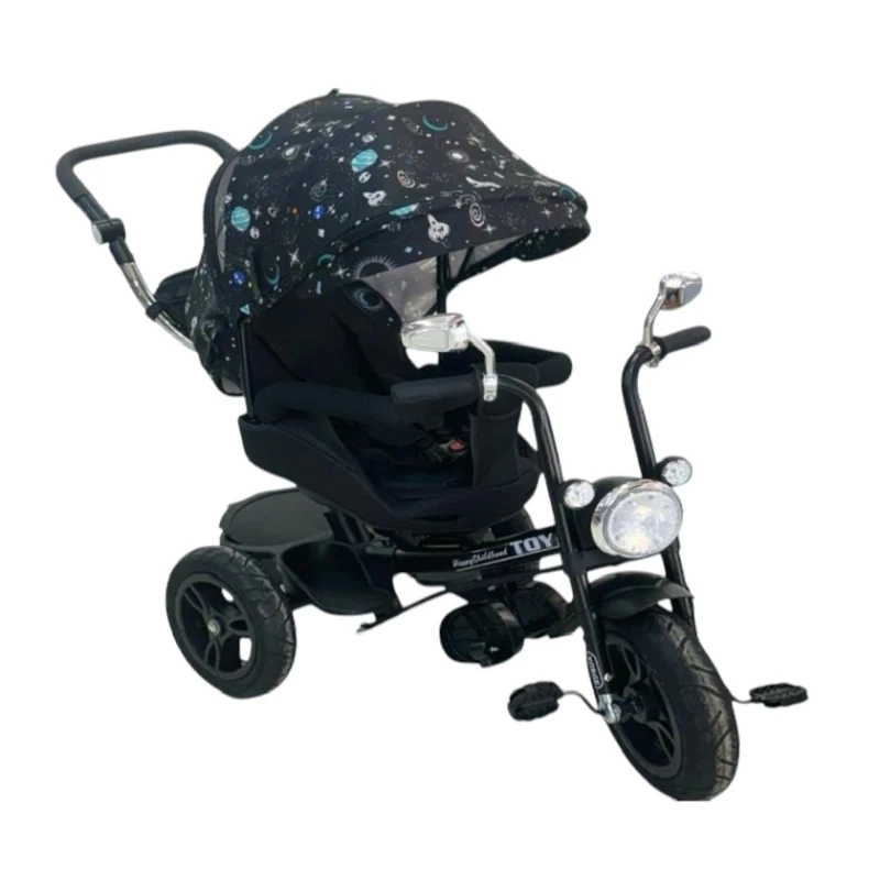 Uşaqlar üçün üçtəkərli velosiped 908_RB_210967, qara