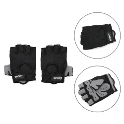 Перчатки для фитнеса Sport 323a_392980459, размер L, черный