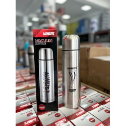 Термос EU-RS-003, нержавеющее железо, серебристый, 1000 мл