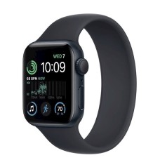 Ağıllı saat Apple Watch SE 2 2022 40mm Midnight Aluminum Case with Midnight Sport Band (MNL83LL/A)