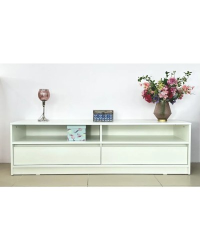 TV üçün tumba Letta 3563 TV2, 50x40x180 sm, LDSP, ağ