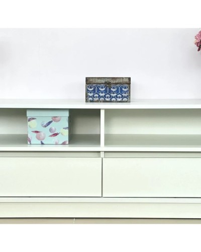 TV üçün tumba Letta 3563 TV2, 50x40x180 sm, LDSP, ağ