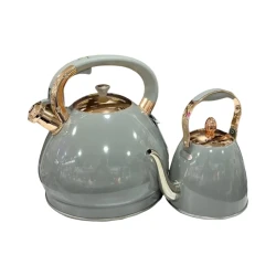 Çaydan dəsti 229, paslanmayan polad, boz, 3.4 l