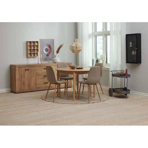 Стеллаж JYSK Jukkerup, 62x50x69 см, темно-серый