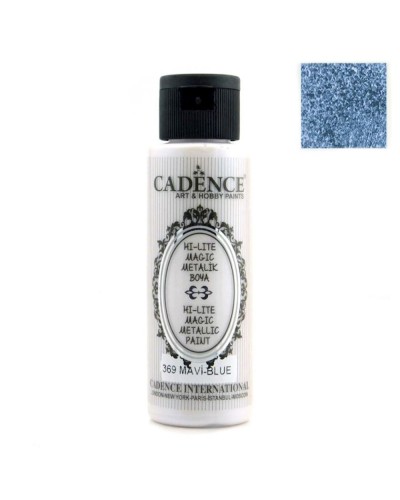 Akril boya Cadence Hi-Lite Magic Metallic 369 Blue 70 ml