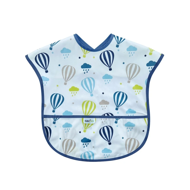 Слюнявчик Babyjem Balloons, голубой