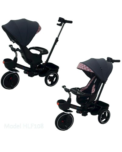 Uşaq üçün üçtəkərli velosiped FZ-HLF108, qara